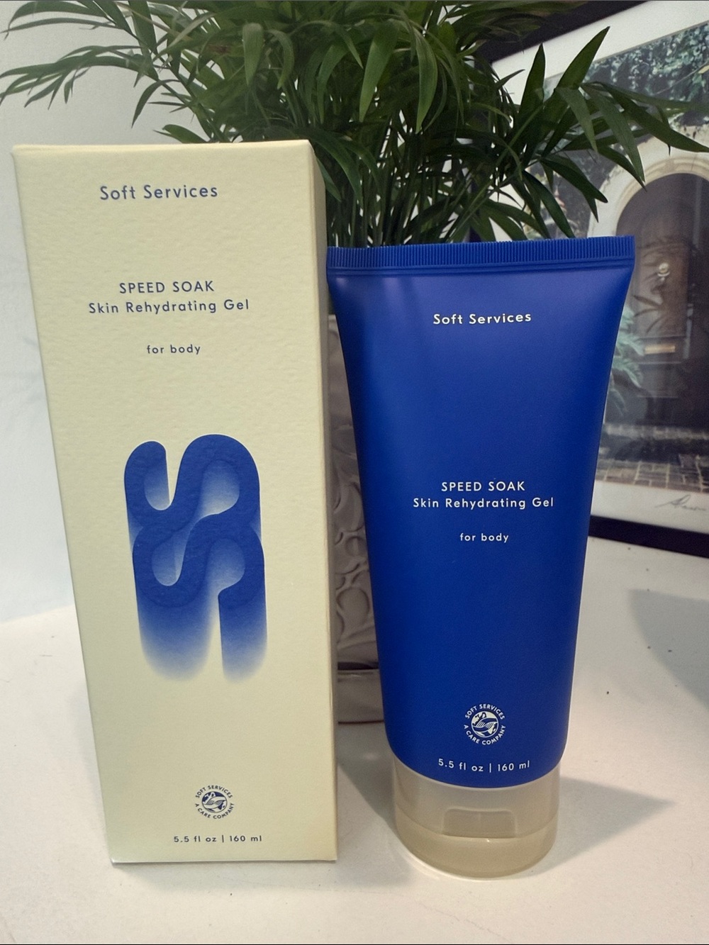 Soft Services Speed Soak Skin Rehydrating Gel 5.5 oz NEW IN BOX Full Size